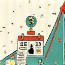 Icono o gráfico representando planificación financiera