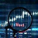 Icono o gráfico representando análisis de mercado