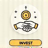 Icono o gráfico representando el paso de inversión